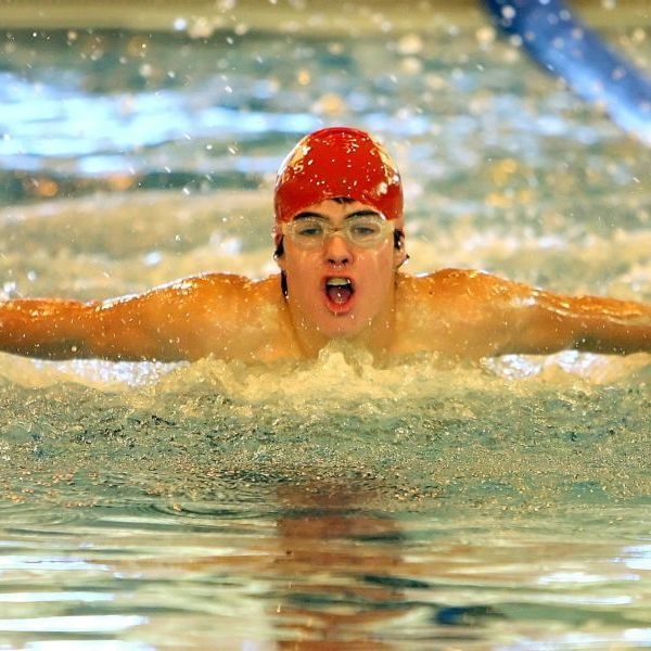 swimming abroad on holiday