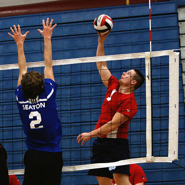 volleyball match on holiday